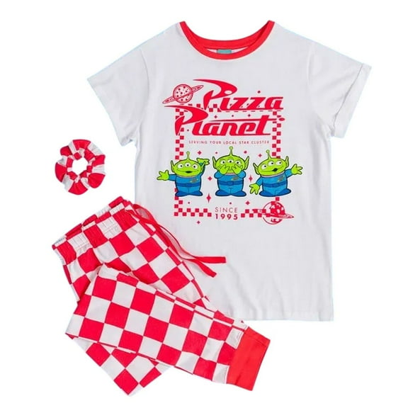 Toy Story Womens Pizza Planet Aliens Pajama Set