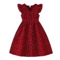 thumbnail image 1 of XASZHN Robe d'Été Décontractée pour Enfants Filles Robe d'Été Décontractée Sans Manches Ligne A Boutonnée Ourlet à Volants Robes Rayées 8 12 Ans Rouge Brique 7-8 Ans Robes d'Été Décontractées pour Filles, 1 of 9