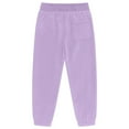 thumbnail image 6 of Ulanda Girls 2 Piece Outfits Tracksuit Drop Shoulder Hoodie Half Zip Sweatshirt and Sweatpants Joggers Set with Pockets (Purple, 7-8 Years), 6 of 7