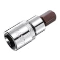 thumbnail image 3 of Uxcell 7/16" Hex Bit Socket 1/2" Square Drive SAE Extension Impact Bit Power Nut Driver Set S2 & CR-V Steel Socket Ratchet Wrench Bits, 3 of 6