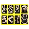 thumbnail image 3 of Brain Teaser Magic Educational Intellectual IQ Test Chinese Rings Metal Puzzles Brain Puzzles, 3 of 5