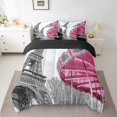 thumbnail image 2 of Erosebridal Rustic Cow Bedding Sets Queen Size, Floral Comforter Sets with Sheets, Cartoon Animal Decor, Reversible 7-Piece, 2 of 5