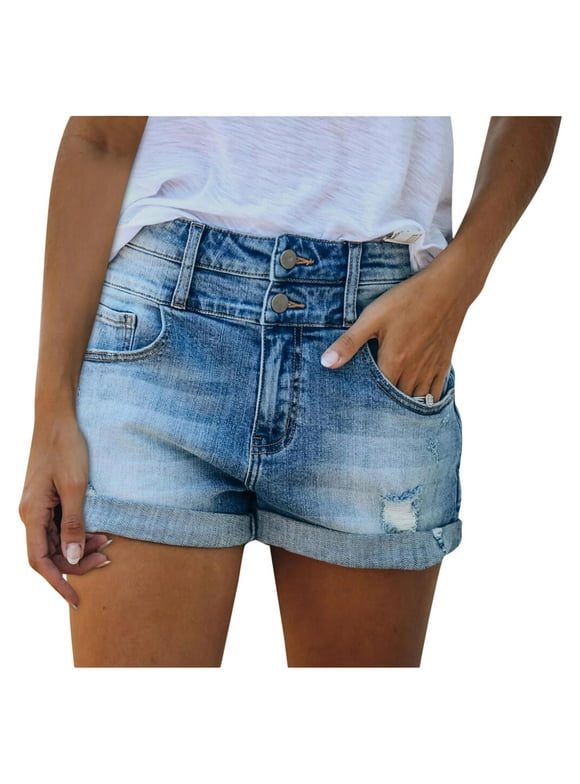 Women's Blue Jean Shorts