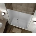 thumbnail image 4 of Aston Sdr985f-47-10 Nautis 47" Wide X 72" High Frameless Hinged Shower Door - Bronze, 4 of 7