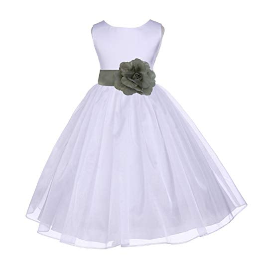 white graduation dress for kids