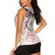 thumbnail image 3 of Balery Dreamcatcher With Owl Camiseta sin mangas estampada ligera para mujer, tops de entrenamiento sin mangas, camisetas de yoga transpirables de secado rápido.-Small, 3 of 7