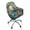 Peacock and Boho Floral, variant on Xixirimido Rose Pink Pattern Office Arm Chair Cover Swivel Dining Chair Slipcover Curved Back Armrest Chair Covers Stretch Desk Chair Protector Cover for Home Office