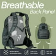 thumbnail image 6 of River Road Huntex 40L Backpack - Durable for Hunting, Hiking, and Travel - Unisex - Black, 6 of 8
