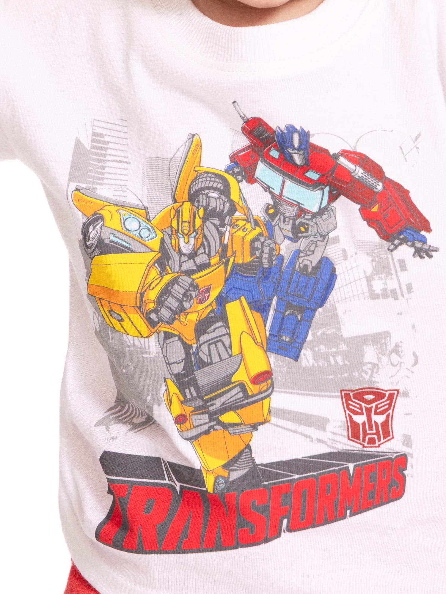 Transformers Baby Boys Short Sleeve Graphic Tee and Shorts Set, 2-Piece, Sizes 0/3M-24M