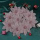 thumbnail image 5 of Flores de Pascua navideñas YONGSHENG Adornos para árboles de Navidad con purpurina 14 cm rosa 9 piezas, 5 of 5