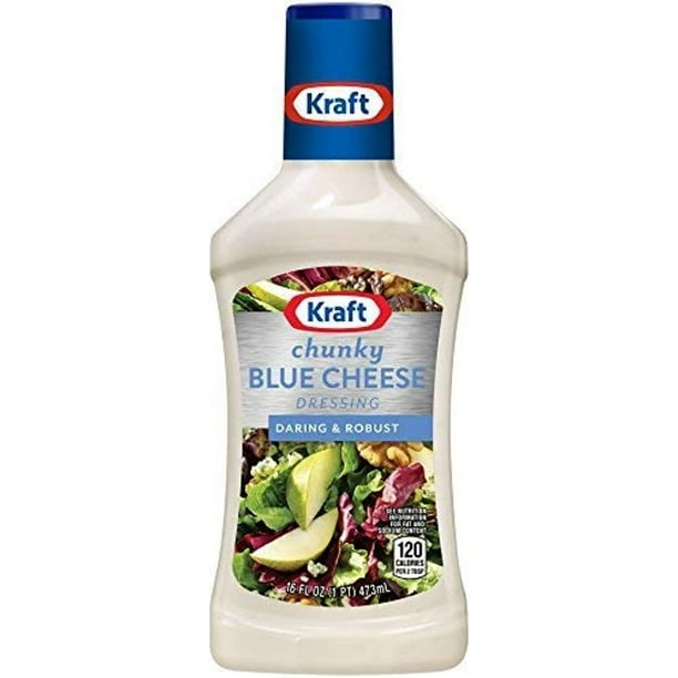 Kraft, Chunky Blue Cheese Dressing, 16Oz Bottle (Pack Of 3)
