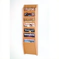 thumbnail image 1 of Wooden Mallet 7 Pocket Magazine wall Rack in Light Oak, 1 of 1