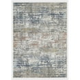 thumbnail image 1 of Central Oriental 3821.81.55EC 5 ft. 3 in. x 7 ft. 3 in. Binford Distressed Polypropylene & Polyester Shrink Rectangle Area Rug, Ivory & Grey, 1 of 1