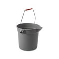 thumbnail image 3 of 10 Quart Plastic Utility Pail 10 1/2 Diameter x 10 1/4h, Gray Plastic, 3 of 4