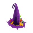 thumbnail image 1 of Crooked Witch Hat Leaves Costume for Women Men Teenagers for Halloween Party Decorations Stylish Conjurer Cosplay, 1 of 4