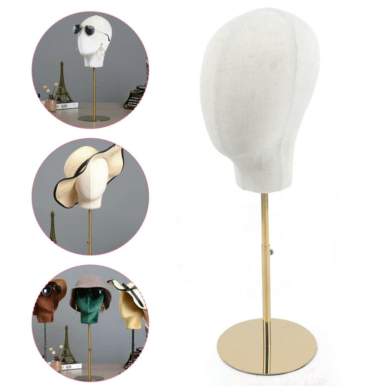1-3Pcs Ajustable Wig Stands Plastic Hat Display Holders Mannequin