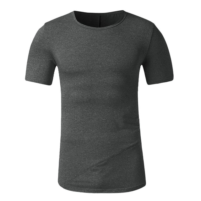 DPTALR Hauts d'Été Ajustés Décontractés à Fermeture Éclair Patchwork Manches Courtes pour Hommes