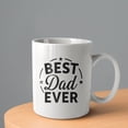 thumbnail image 2 of Best Dad Ever Coffee Mugs 15 OZ Sublimation Mugs,Double-sided Printing Ceramic Cups Ceramic Mugs for Coffee,Tea,Hot Cocoa, 2 of 4