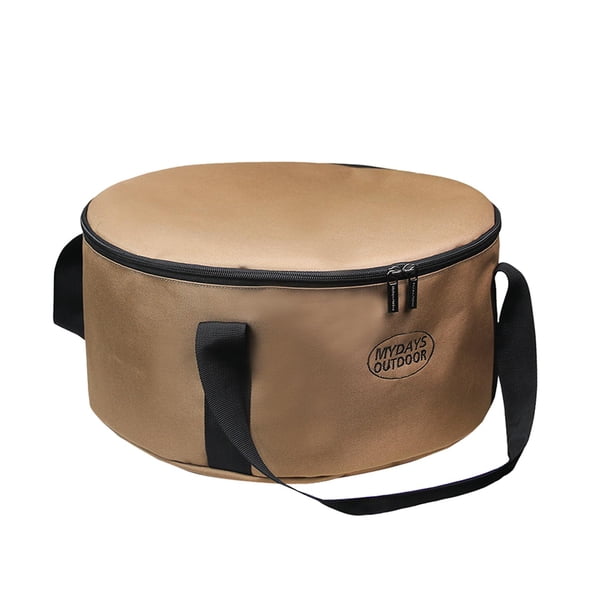 Bolsa de Utensilios de Cocina para Acampar y Senderismo Cola con Equipo de Pesca Material Duradero Portátil con Cremallera L