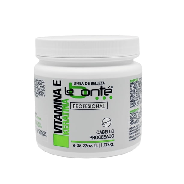 Labonte Vitamina E Y Keratina Crema Capilar Profesional para Cabello Procesado, 1 Kg
