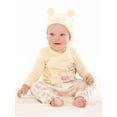 thumbnail image 5 of Disney Baby Wishes + Dreams Winnie the Pooh Infant Baby Take Me Home Hat, Long-Sleeve Tee, and Pants Outfit Set, 3-Piece Sizes Preemie-6 Months, 5 of 6