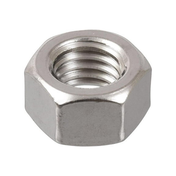 Hillman Stainless Steel Hex Nut - 1/2-13, Grade 2, Smooth Finish - 50 Pack