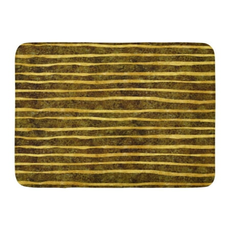 - GODPOK Sparkle Glitter Gold and Black Torn Stripes Faux Foil Metallic Pattern Shiny Rug Doormat Bath Mat 23.6x15.7 inch