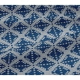 thumbnail image 5 of oneOone Viscose Jersey Fabric Check Kasuri Printed Fabric 1 Yard 60 Inch Wide, 5 of 5