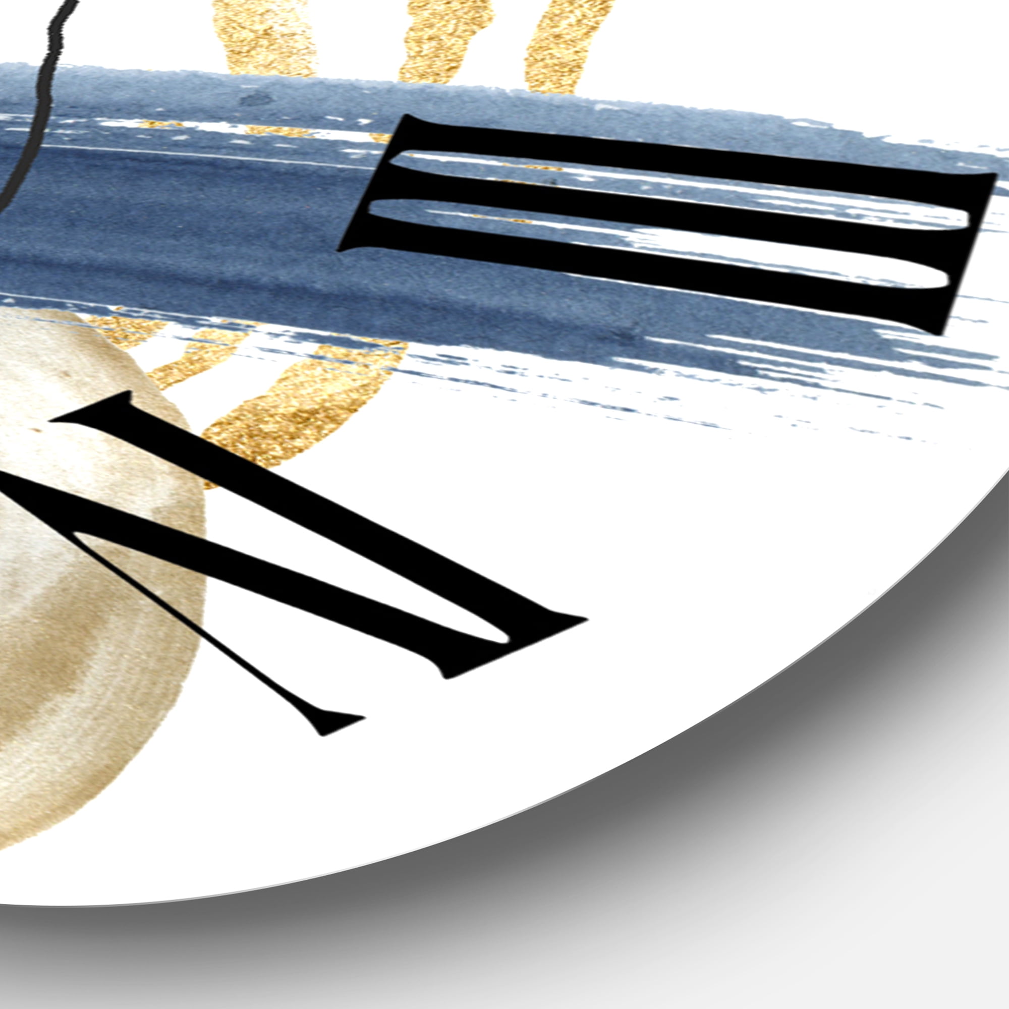 Designart 1 in Modern,Contemporary Wall Clock