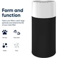 thumbnail image 3 of Blueair Blue Pure 411+ Dark Shadow Pre-Filter Air Purifier, Washable Fabric Traps Pollen, Pet Hair and Dust, Dark Gray, 3 of 6