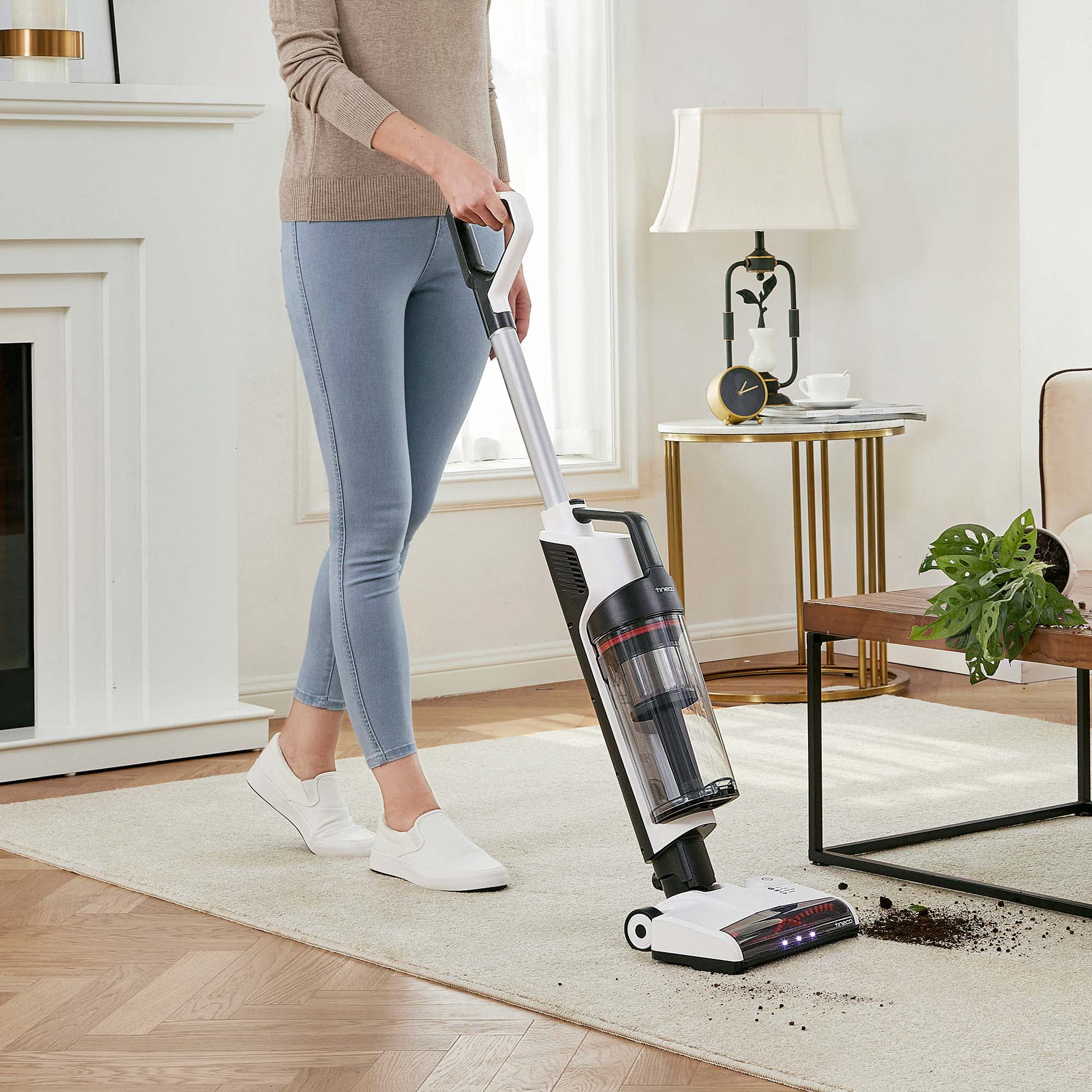 Tineco PWRHERO XL Cordless Upright Vacuum with Carpet and Hard Floor