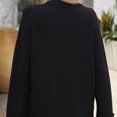 thumbnail image 4 of XMMSWDLA Winter Sweater for Women Long Sleeve Oversized Pullover 2024 Trendy Tops Knit Crewneck Sweater, 4 of 5