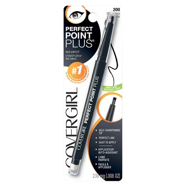 CoverGirl Perfect Point Plus Eyeliner Pencil,Black Onyx 200 0.01 oz