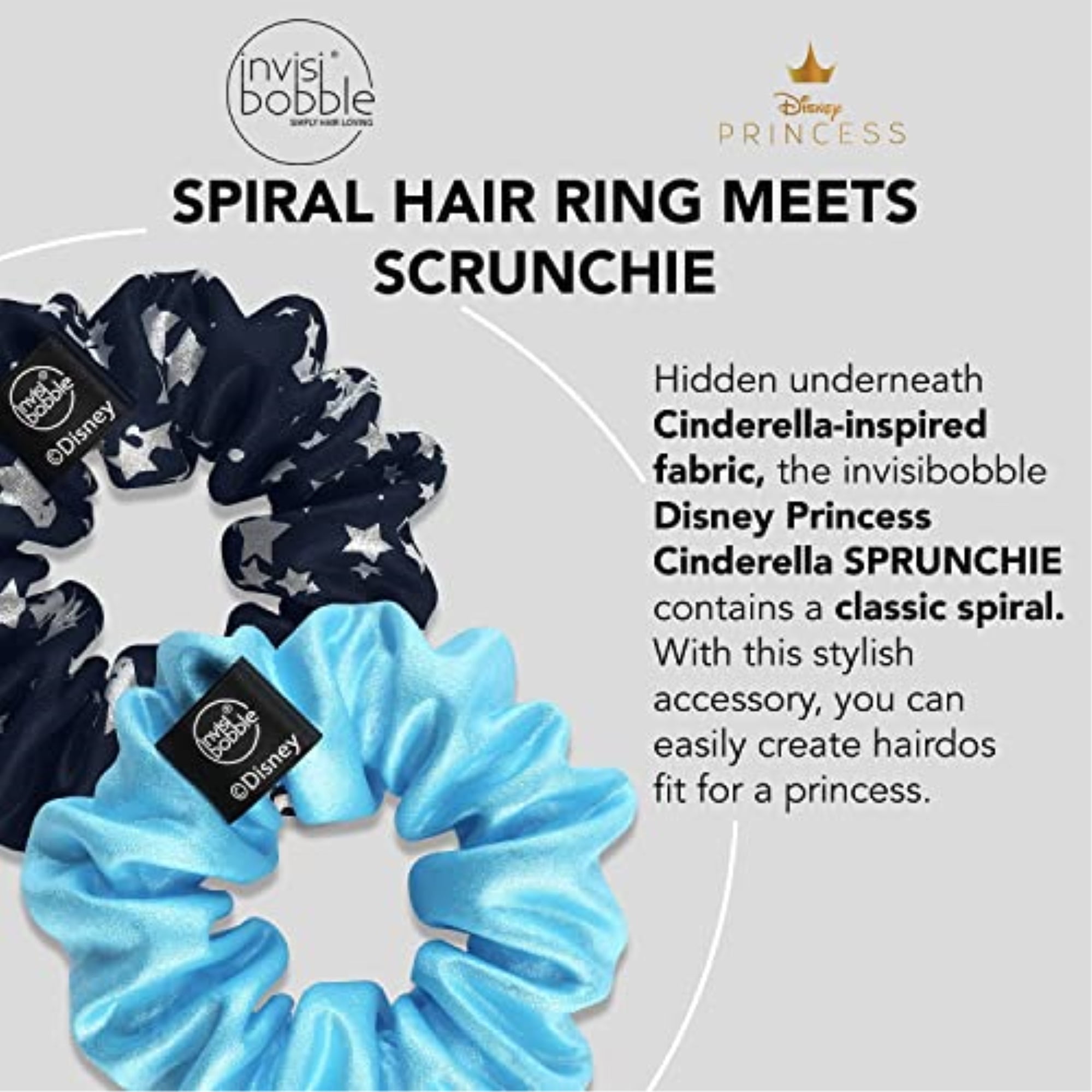 invisibobble® Disney Princess Cinderella SPRUNCHIE (2pc)