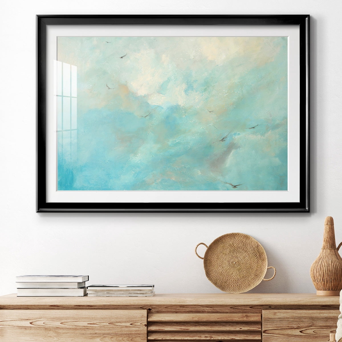 Flying Home Premium Framed Print - Ready to Hang