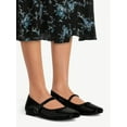 thumbnail image 6 of Scoop Women’s Casual & Dress Memory Foam Mary Jane Flats, Black, 6 of 10