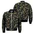thumbnail image 4 of Chaqueta con cremallera y estampado de camuflaje para hombre, chaqueta clásica con estampado 3D de manga larga, informal, de gran tamaño, para primavera y otoño, 4 of 5