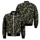 thumbnail image 4 of Chaqueta con cremallera y estampado de camuflaje para hombre, chaqueta clásica con estampado 3D de manga larga, informal, de gran tamaño, para primavera y otoño, 4 of 5