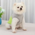 thumbnail image 4 of Sleeveless Fleece Pet Pullover - Stylish Button Closure, 2-Legged, Collar Lapel, Trendy Color Combination, 4 of 7
