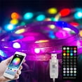 thumbnail image 3 of Smart Bluetooth point control leather wire magic light string RGB color changing outdoor waterproof Christmas decorations, 3 of 4