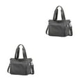 thumbnail image 4 of kurtrusly 1/2/3 Durable Tote Handbag For Women - Scratch-proof And Wear-resistant Convenient Grey 2PCS, 4 of 6