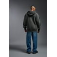 thumbnail image 4 of Expert Brand USA-Made Men's Oversized Heavyweight Cotton Pullover Hoodie, Charcoal, XXL, 4 of 8
