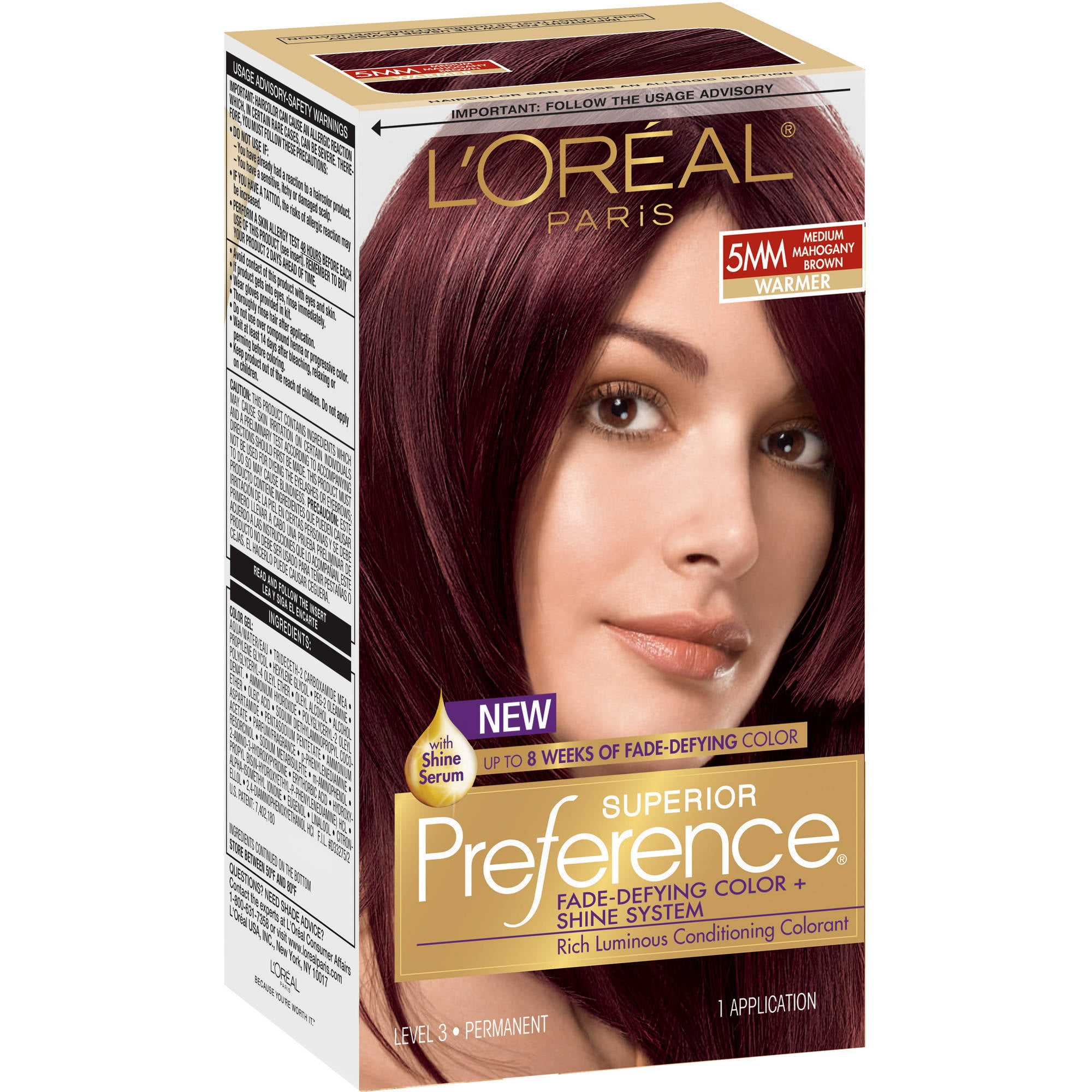 L'Oréal Paris Superior Preference 5MM Medium Mahogany Brown Permanent