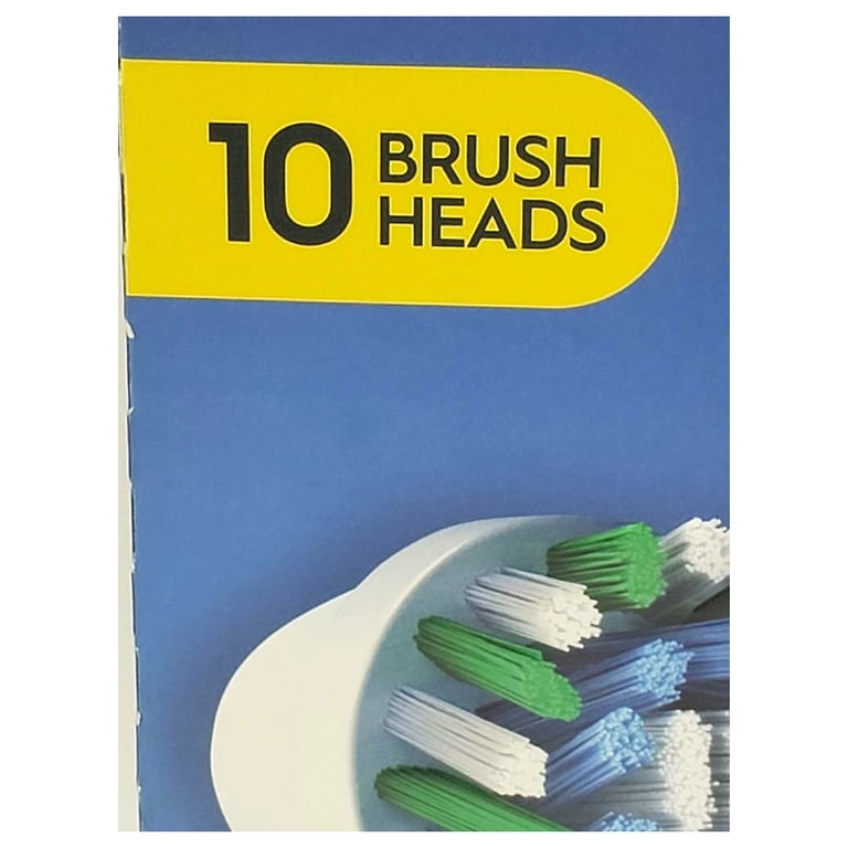 Oral-B CrossAction X Replacement Brush Heads, 10 Count, 16° Angled