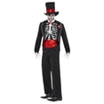 thumbnail image 4 of Day Of The Dead Costume Adult Black Halloween Accessories Medium Male Fancy Dress Party Book Week, 4 of 4