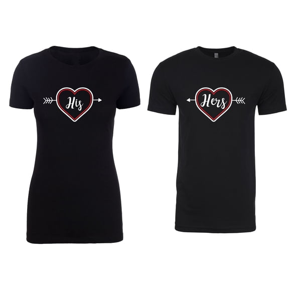 Couple T-shirts, Valentine T-shirts for Couples, Matching Couple Outfits - His & Hers
