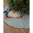 thumbnail image 2 of Blue Penguins Christmas Christmas Tree Skirt 36 Inches Large Christmas Skirt Tree, Xmas Winter Snowflake Let Snow Tree Skirt Christmas Decorations for Fireplace Party Holidays Indoor Outdoor, 2 of 7