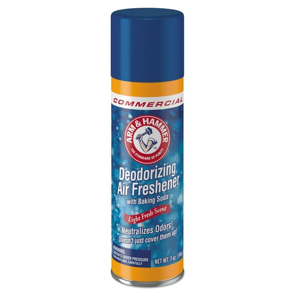 3320094170CT Baking Soda Air Freshener, Aerosol, Light Fresh, 7 oz, (Case of 12)