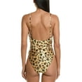 thumbnail image 2 of Mara Hoffman womens  Gamela One-Piece, s, Brown, 2 of 3