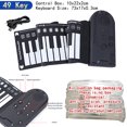 thumbnail image 1 of Electronic Hand Roll Piano 49 61 88 Key Beginner Keyboard Instruments Kids Learning Toys for Children Boys Musical Girls Music 49 Key-(Opp Bag) A, 1 of 6